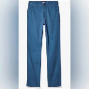 The Childrens Place Boys Blue Chino Pants Size 6 Adjustable Waist Cotton Twill